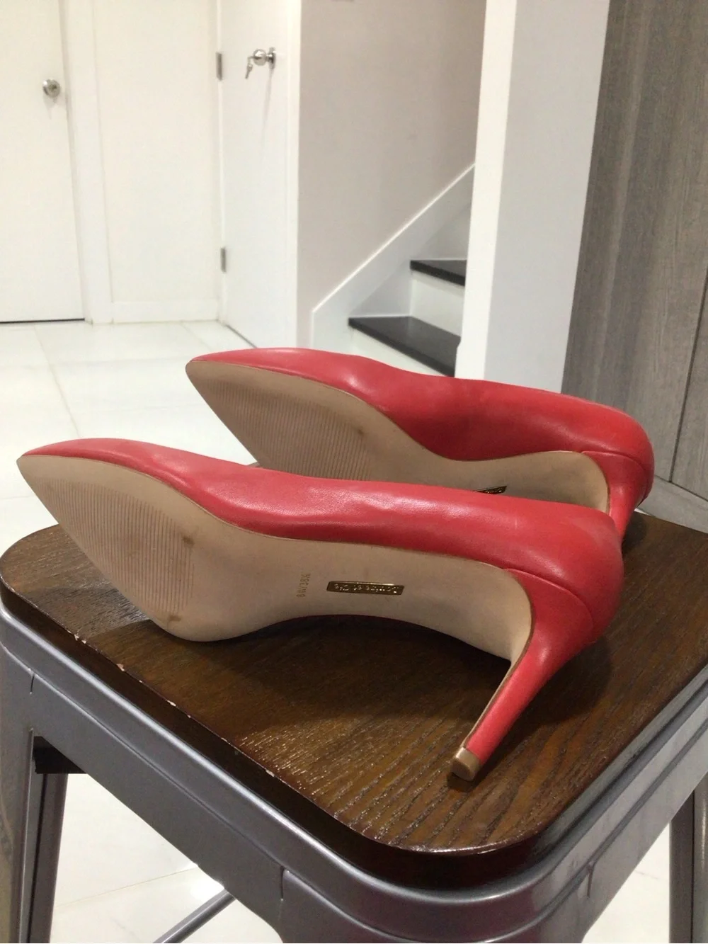 Louise et Cie Red Pointed-Toe Stiletto Pumps